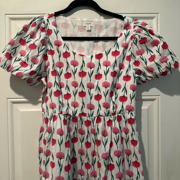 J. Crew Floral Maxi Dress - Red and Pink - Picture 8 of 12